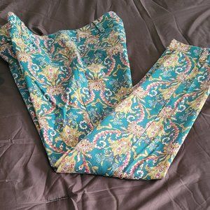 NY & C  green ankle pants